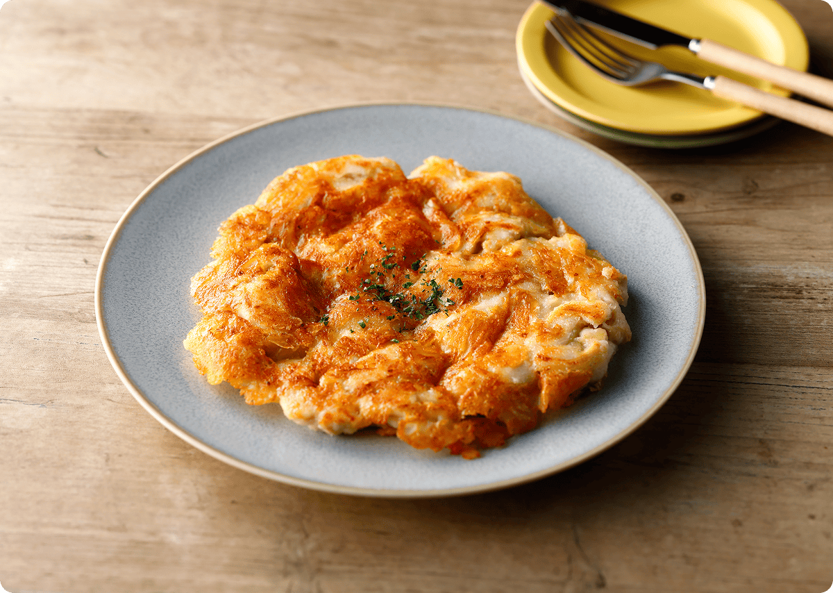 ワンパン！鶏むねのこんがりチーズ焼き